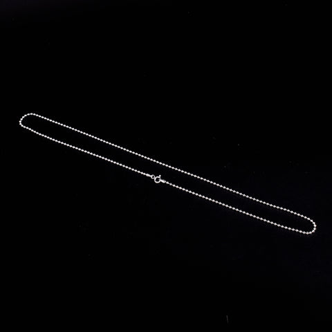 925 Pure Silver Beaded Chain for Men and Women – Elegant Daily Wear. India’s Largest Pooja Accessories Brand - www.satvikworld.com