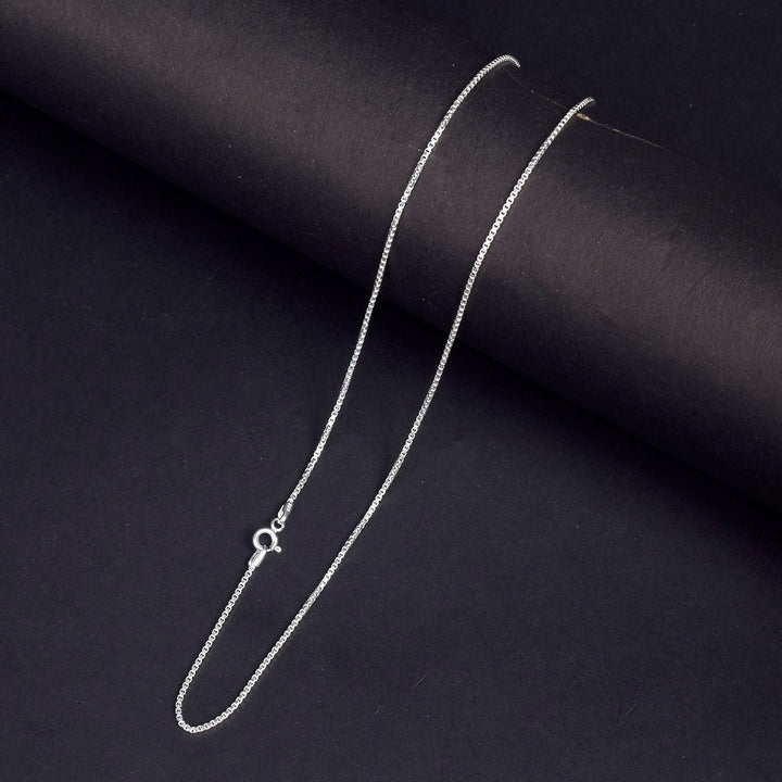 925 Pure Silver Square Link Shape Chain for Men and Women – India’s Largest Pooja Accessories Brand - www.satvikworld.com