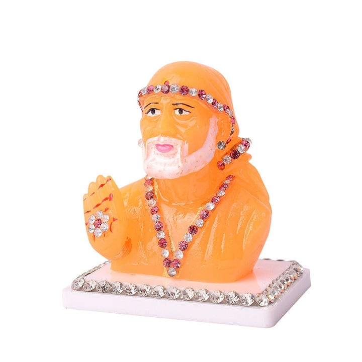 Marble Shirdi Sai Idol Puja Store Online Pooja Items Online Puja Samagri Pooja Store near me www.satvikworld.com