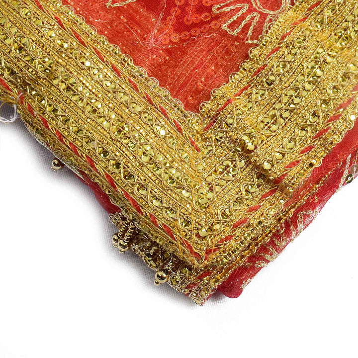 "Red and Gold Mata Chunri – 190 cm x 110 cm"
Enhance your pooja ceremonies and festive decor with this Pink and Gold Mata Chunri, measuring 190 cm x 110 cm. Featuring gold diamond patterns and floral motifs, it is perfect for Devi pooja, mandir decoration, and religious ceremonies like Navratri and Diwali.
Shop now at satvikworld.com for authentic Indian pooja essentials across the USA.