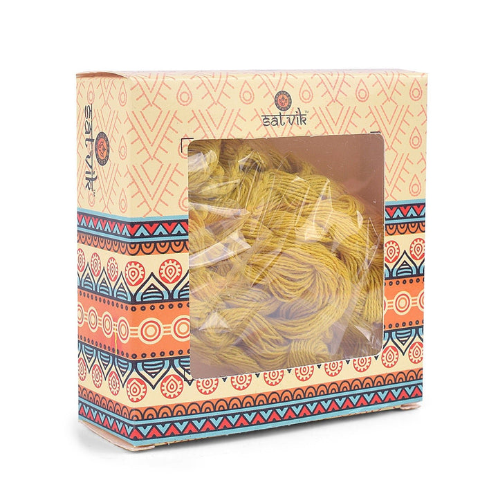 Yellow Cotton Janeu Thread (Yagnopaveeth Janeu) Puja Store Online Pooja Items Online Puja Samagri Pooja Store near me www.satvikworld.com