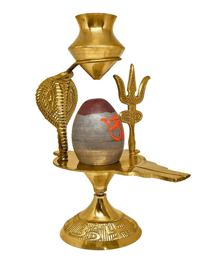 6 Inch Narmada Shivling Puja Store Online Pooja Items Online Puja Samagri Pooja Store near me www.satvikworld.com