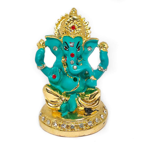 Elegant Ganesh Idol, symbolizing wisdom, prosperity, and the remover of obstacles, perfect for home decor or spiritual spaces. India’s Largest Pooja Accessories Brand – www.satvikworld.com