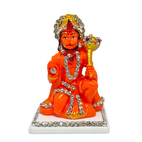 Lord Hanuman Idol, a divine brass statue symbolizing courage, devotion, and strength, perfect for worship, home decor, and spiritual practices. India’s Largest Pooja Accessories Brand – www.satvikworld.com