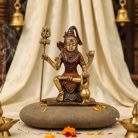 Brass Shiv Ji/Bholenath Idol