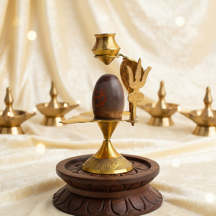Narmadeshwar Shiva Lingam 6 Inch – India’s Largest Pooja Accessories Brand – www.satvikworld.com