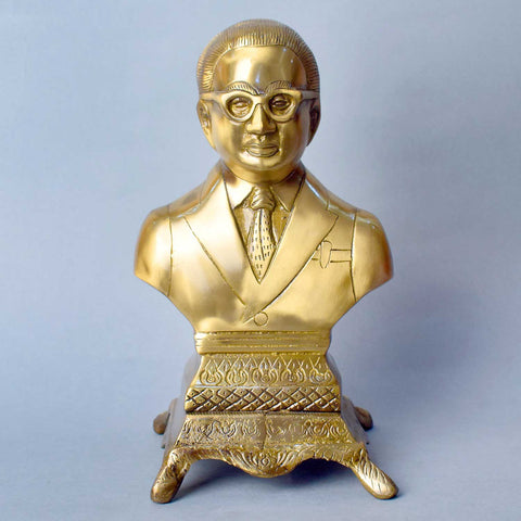 Handcrafted Brass Statue of Dr. B.R. Ambedkar, Capturing His Vision, Leadership, and Contributions to Equality and Social Justice. A Symbol of Empowerment, Ideal for Display in Homes, Offices, and Educational Institutions, Inspiring the Values of Justice, Empowerment, and Equal Rights for All. India’s Largest Pooja Accessories Brand – www.satvikworld.com