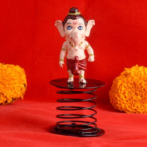 Adorable Bal Ganesha Idol showcasing the young and playful form of Lord Ganesha, perfect for home decor, gifting, and spiritual inspiration. India’s Largest Pooja Accessories Brand – www.satvikworld.com

