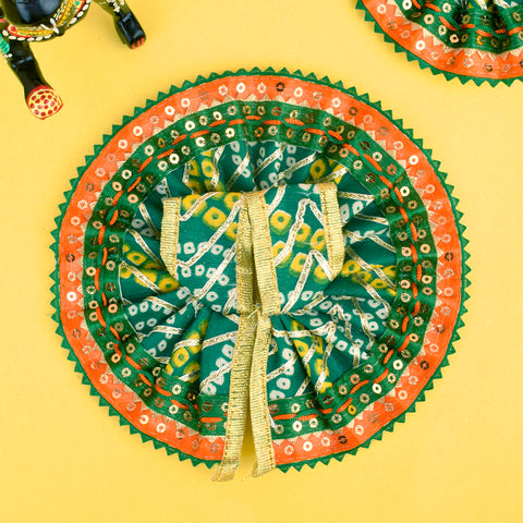 Captivating Bandhani Print Laddu Gopal Dress – India’s Largest Pooja Accessories Brand – www.satvikworld.com