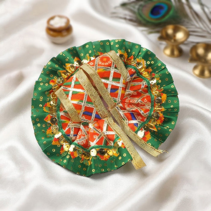 Bandhani Print Laddu Gopal Dress | India’s Largest Pooja Accessories Brand – www.satvikworld.com
