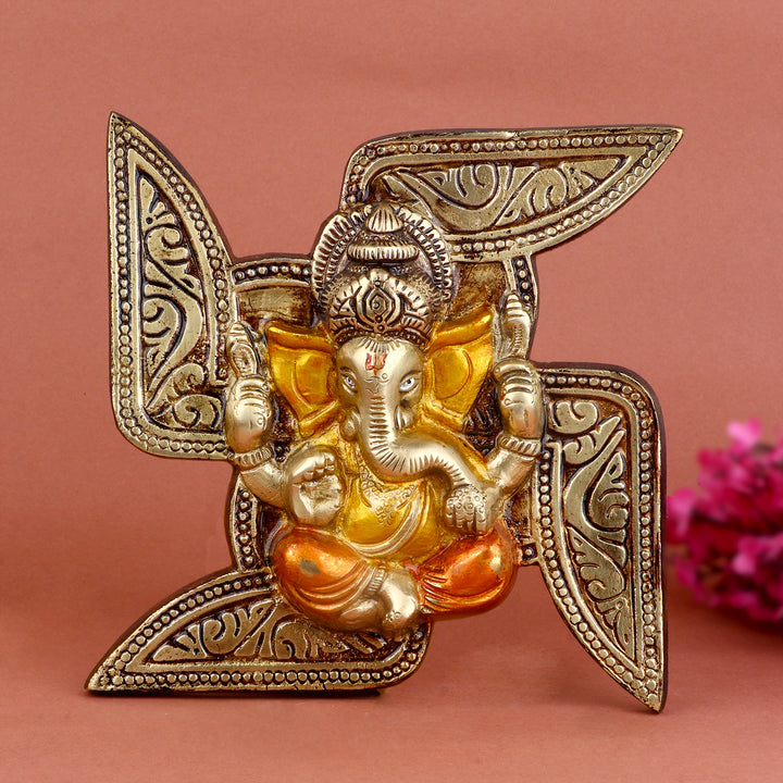 Brass Ganesh Wall Hanging | India’s Largest Pooja Accessories Brand – www.satvikworld.com