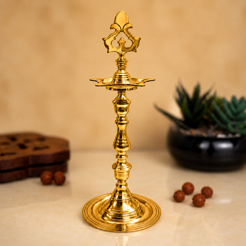 Brass Kerala Chandarbalyam Samai Diya | India’s Largest Pooja Accessories Brand – www.satvikworld.com

