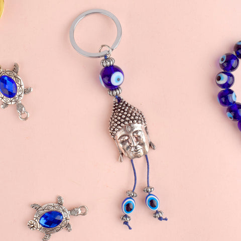 Buddha Keychain with Evil Eye | India’s Largest Pooja Accessories Brand – www.satvikworld.com
