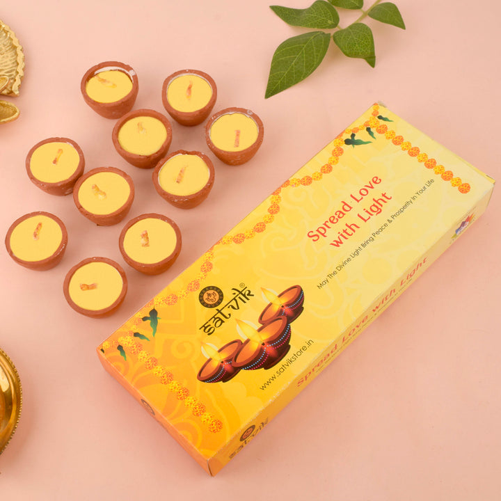Cow Ghee Diya (Nitya Jyot) | India’s Largest Pooja Accessories Brand – www.satvikworld.com
