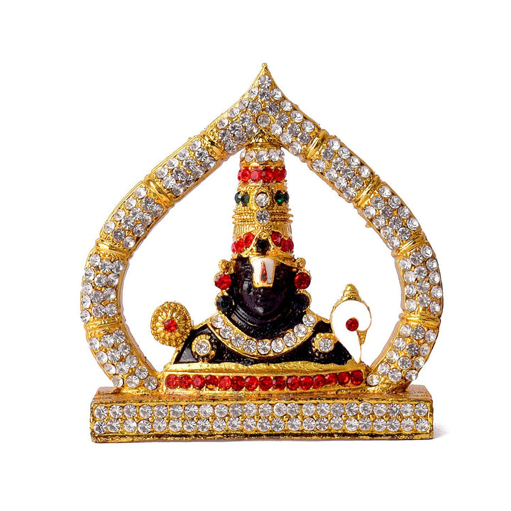 Metal Tirupati Balaji Idol Puja Store Online Pooja Items Online Puja Samagri Pooja Store near me www.satvikworld.com