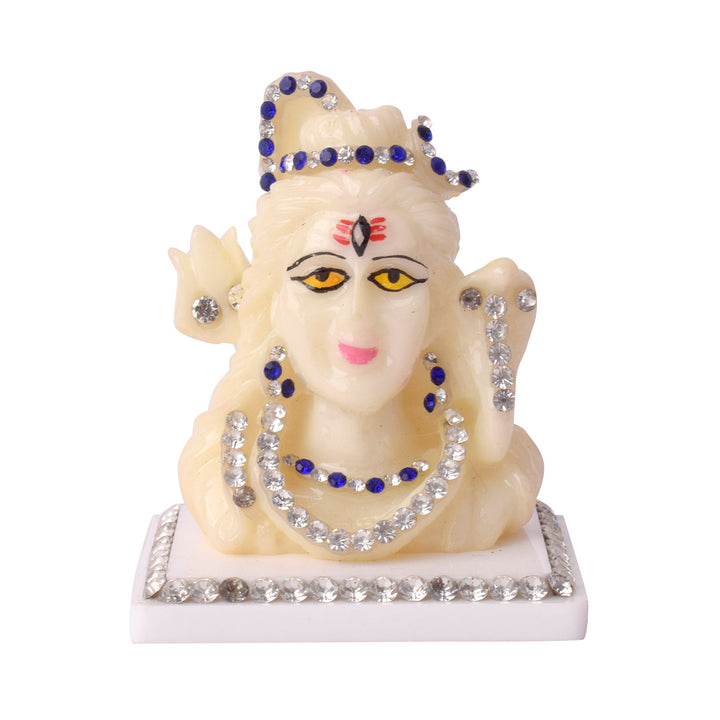 Marble Shiv Idol Puja Store Online Pooja Items Online Puja Samagri Pooja Store near me www.satvikworld.com