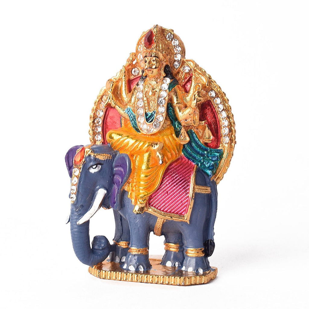 Shani Dev on Hathi Idol Puja Store Online Pooja Items Online Puja Samagri Pooja Store near me www.satvikworld.com