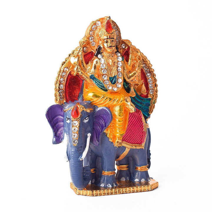 Shani Dev on Hathi Idol Puja Store Online Pooja Items Online Puja Samagri Pooja Store near me www.satvikworld.com