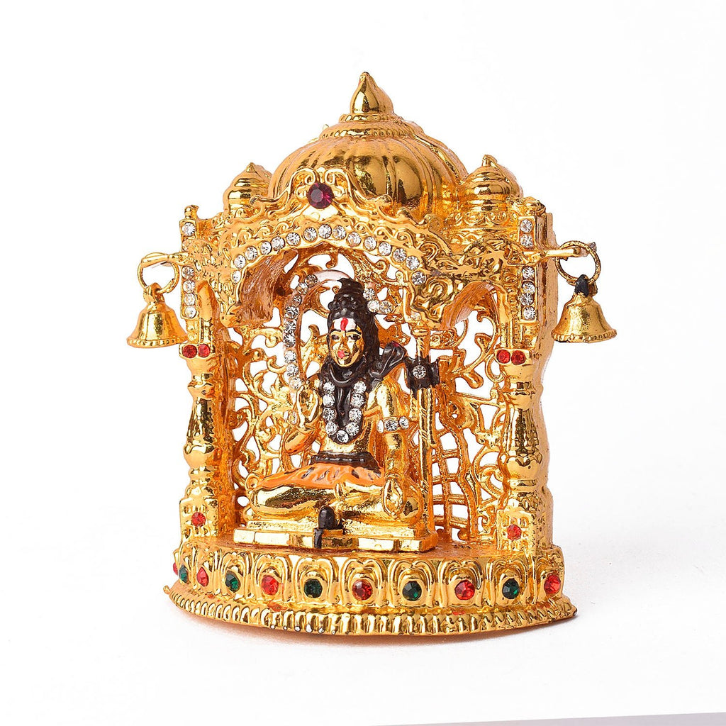 Metal Shiv Mandir Idol Puja Store Online Pooja Items Online Puja Samagri Pooja Store near me www.satvikworld.com