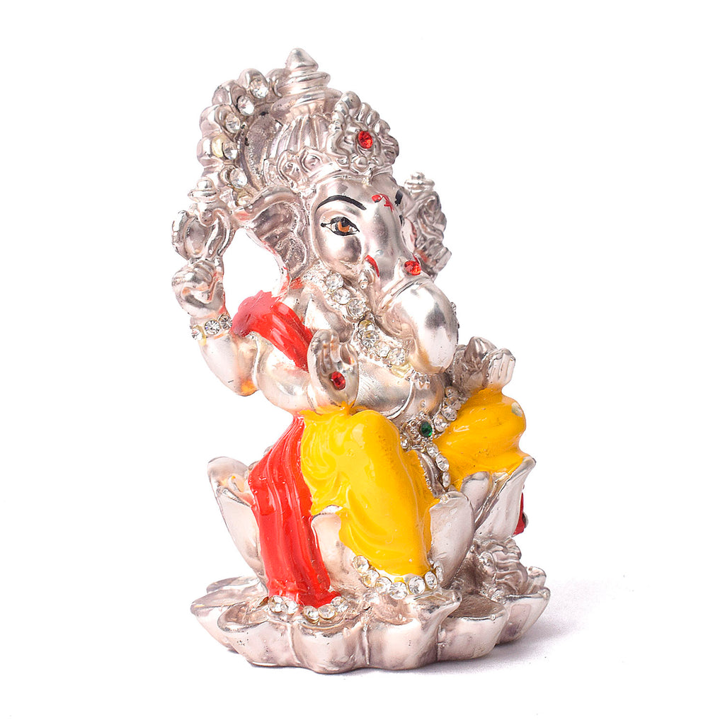 Silver Ganesh Idol Puja Store Online Pooja Items Online Puja Samagri Pooja Store near me www.satvikworld.com