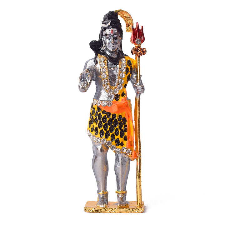 Standing Shiv Idol (Grey) Puja Store Online Pooja Items Online Puja Samagri Pooja Store near me www.satvikworld.com