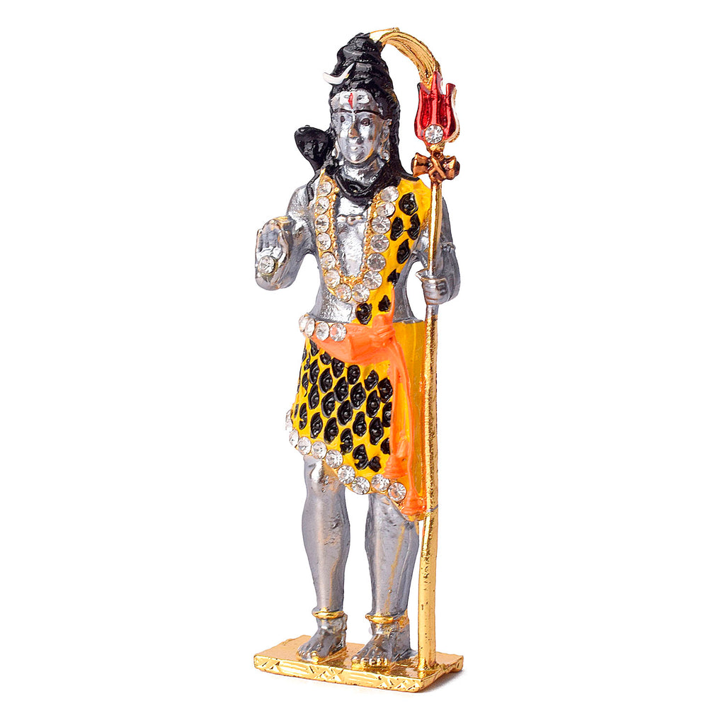 Standing Shiv Idol (Grey) Puja Store Online Pooja Items Online Puja Samagri Pooja Store near me www.satvikworld.com