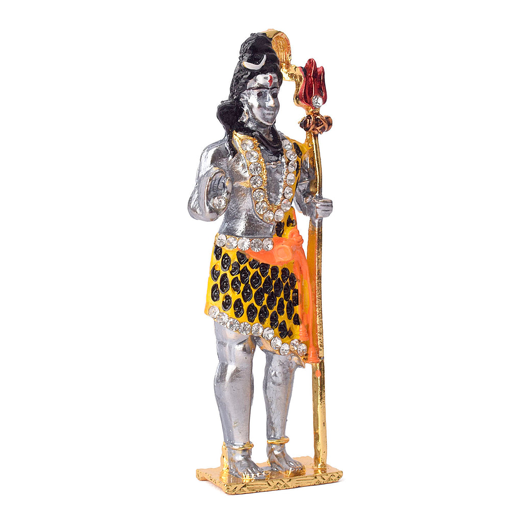 Standing Shiv Idol (Grey) Puja Store Online Pooja Items Online Puja Samagri Pooja Store near me www.satvikworld.com