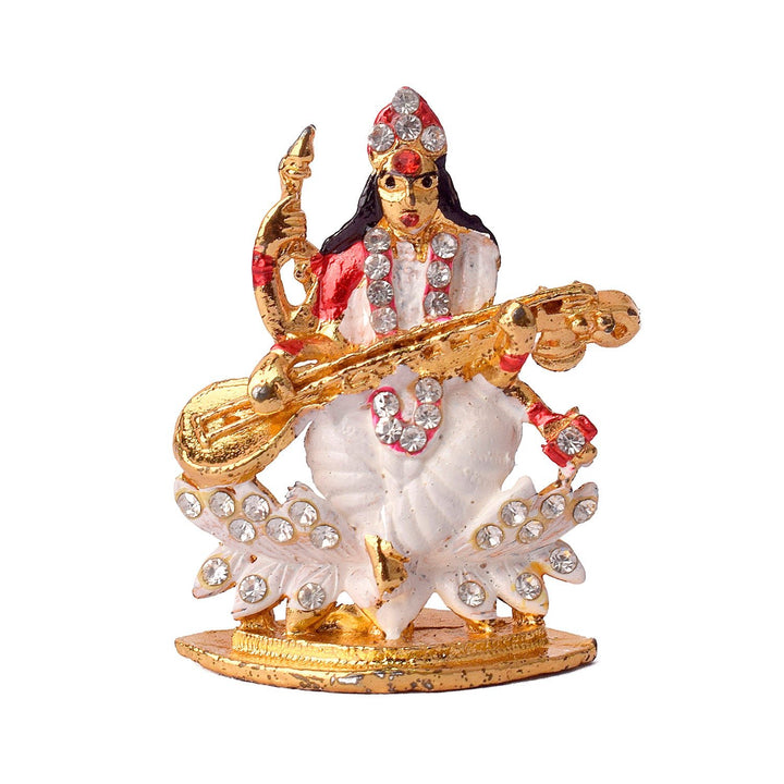 Saraswati Maa Idol Puja Store Online Pooja Items Online Puja Samagri Pooja Store near me www.satvikworld.com