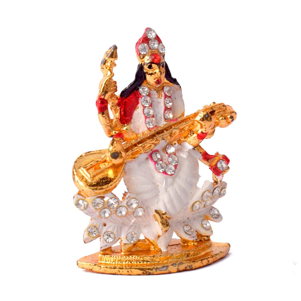 Saraswati Maa Idol Puja Store Online Pooja Items Online Puja Samagri Pooja Store near me www.satvikworld.com