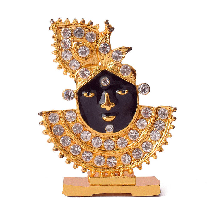 Bankey Bihari Face Only Idol Puja Store Online Pooja Items Online Puja Samagri Pooja Store near me www.satvikworld.com