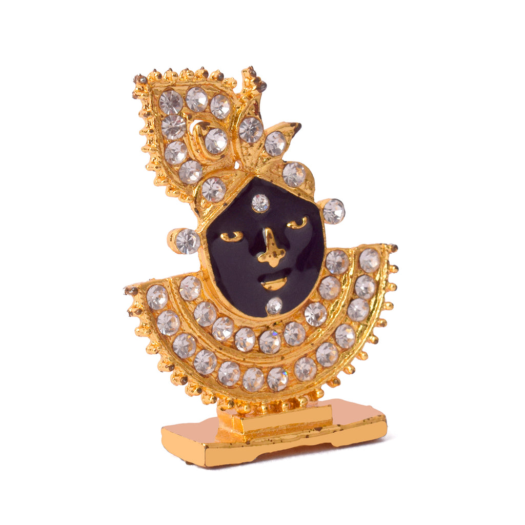 Bankey Bihari Face Only Idol Puja Store Online Pooja Items Online Puja Samagri Pooja Store near me www.satvikworld.com