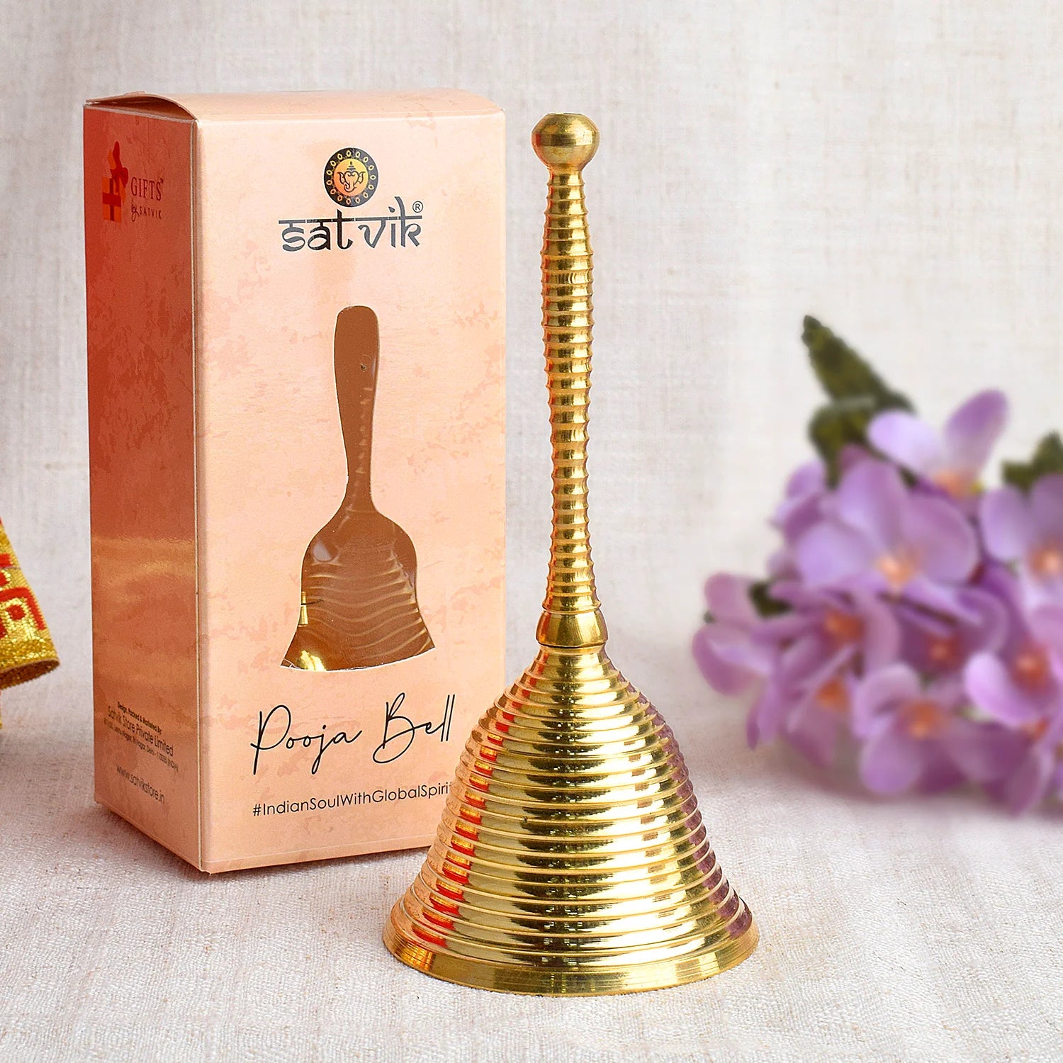 Brass Pooja Bell Small, For Religious, 80gms at Rs 80/piece in Chennai