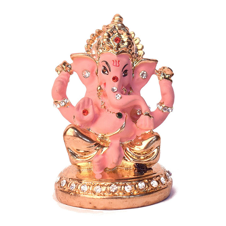 Pink Ganesh Idol Puja Store Online Pooja Items Online Puja Samagri Pooja Store near me www.satvikstore.com