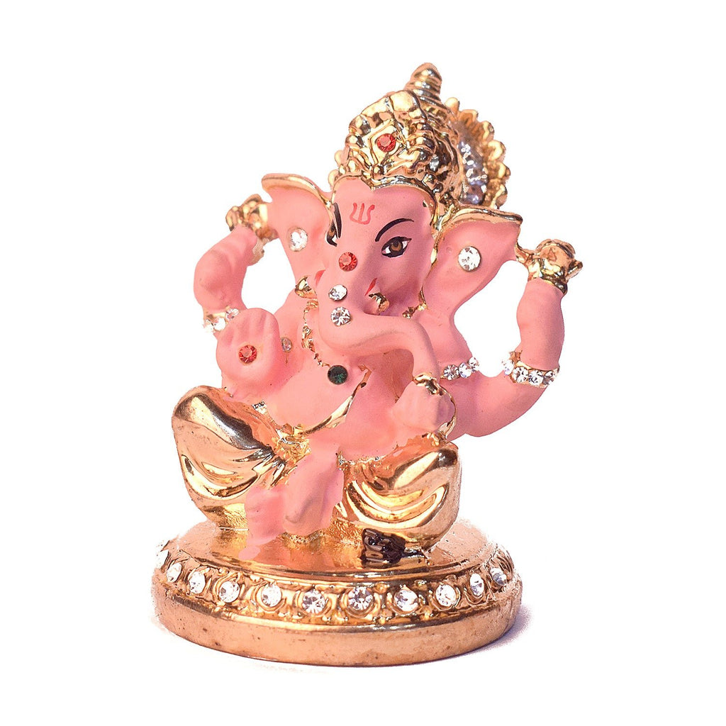 Pink Ganesh Idol Puja Store Online Pooja Items Online Puja Samagri Pooja Store near me www.satvikstore.com