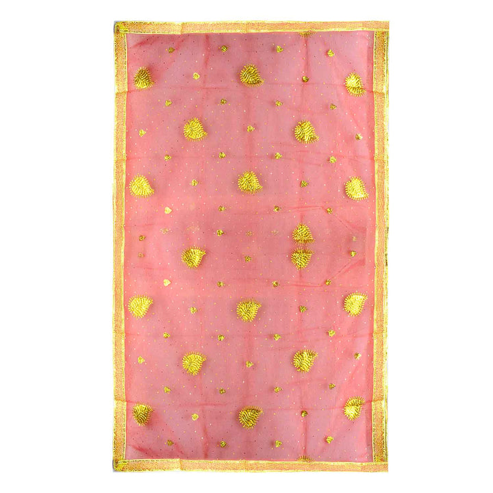 Bring divine grace to your prayers with this beautiful Pink and Gold Chunri, measuring 194 cm (76 inches) in length and 118 cm (46 inches) in height. Adorned with golden motifs and intricate detailing, this premium prayer cloth is perfect for Devi pooja, mandir decor, or festive rituals. Ideal for use during Navratri, Diwali, Karva Chauth, and other Indian celebrations, it adds a touch of elegance and reverence to your spiritual space.

Shop now on Amazon USA or visit Satvik World 