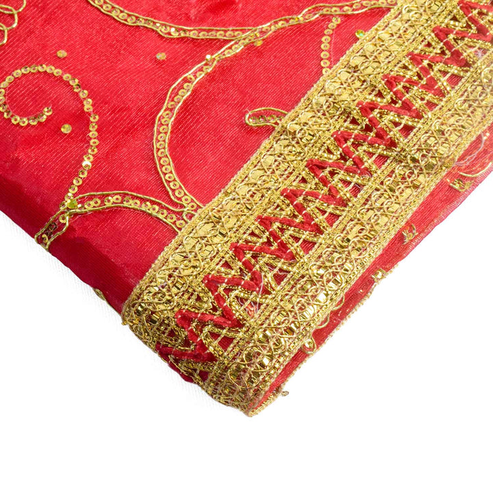 "Red and Gold Mata Chunri – 192 cm x 106 cm"

Enhance your pooja rituals and festive decor with this Pink and Gold Mata Chunri, measuring 192 cm x 106 cm. Adorned with golden floral patterns and diamond motifs, it is perfect for Devi pooja, mandir decoration, and festive ceremonies like Navratri and Diwali.

Shop now at satvikworld.com for authentic Indian pooja essentials across the USA.