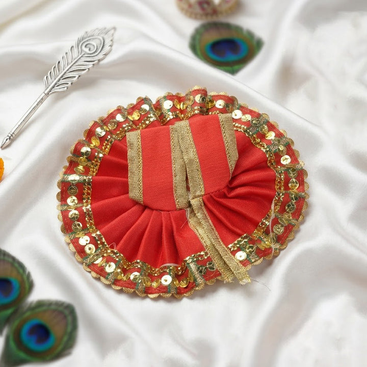 Designer Sequined Round Laddu Gopal Dress | India’s Largest Pooja Accessories Brand – www.satvikworld.com