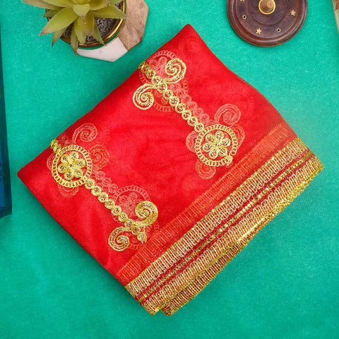 Elegant Puja Mata Chunri | India’s Largest Pooja Accessories Brand – www.satvikworld.com
