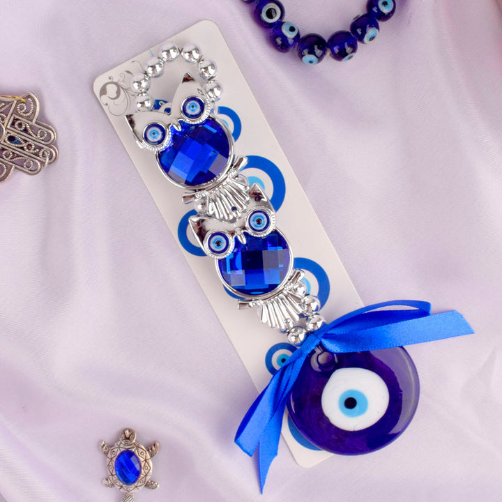  Evil Eye 2 Tier Owl Wall Hanging | India’s Largest Pooja Accessories Brand – www.satvikworld.com
