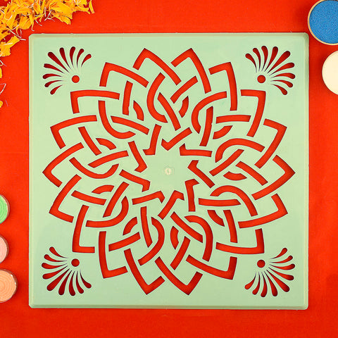  Floor Art Rangoli Stencil | India’s Largest Pooja Accessories Brand – www.satvikworld.com