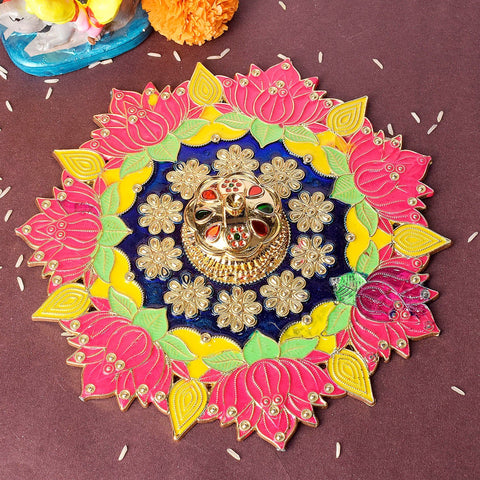 Flower Design kumkum holder | India’s Largest Pooja Accessories Brand – www.satvikworld.com
