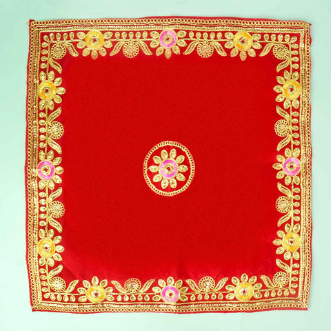 Flower Designer Aasan 16x16 Inch (Small) – Pack of 4
