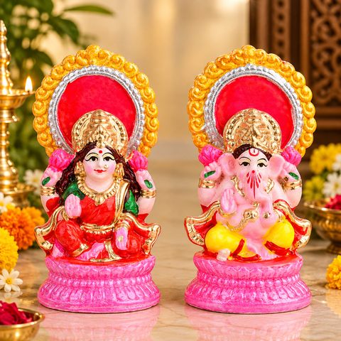 Lakshmi Ganesha Divine Statue | India’s Largest Pooja Accessories Brand – www.satvikworld.com
