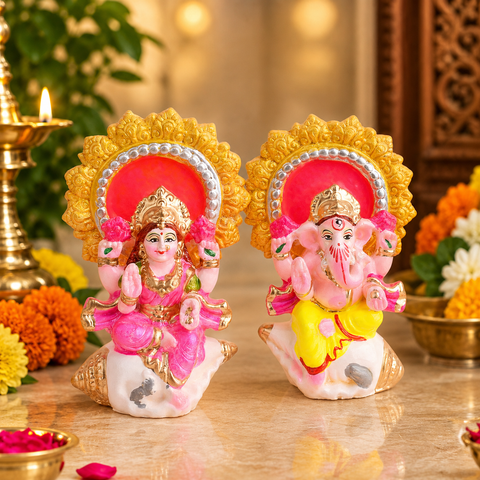 Lakshmi Ganesha Statue | India’s Largest Pooja Accessories Brand – www.satvikworld.com
