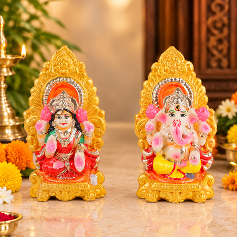 Laxmi Ganesha Idol | India’s Largest Pooja Accessories Brand – www.satvikworld.com

