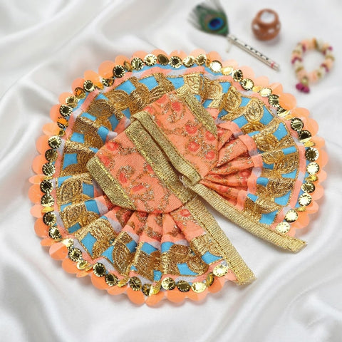 Gold Sequin Border Laddu Gopal Dress | India’s Largest Pooja Accessories Brand – www.satvikworld.com
