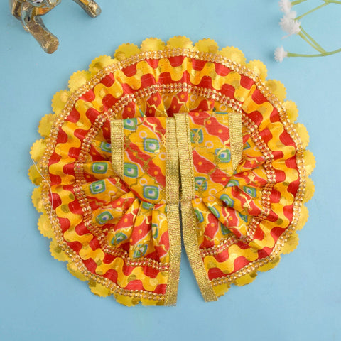 Graceful handcrafted Laddu Gopal dresses in sizes 0 to 2, featuring vibrant colors and traditional designs ideal for Krishna idol decoration during festivals and poojas. India’s Largest Pooja Accessories Brand – www.satvikworld.com