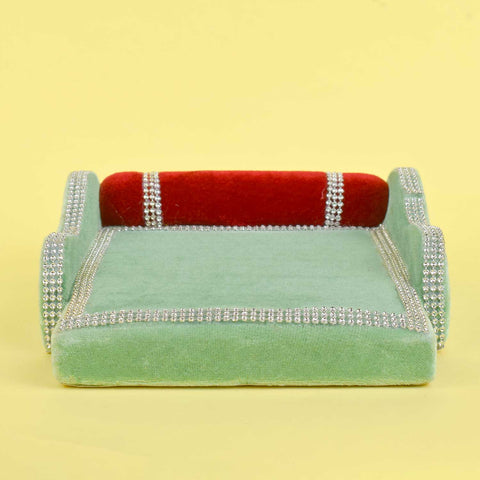  Green Velvet for Laddu Gopal | India’s Largest Pooja Accessories Brand – www.satvikworld.com
