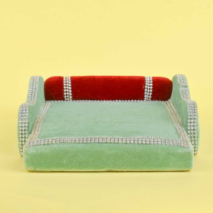  Green Velvet for Laddu Gopal | India’s Largest Pooja Accessories Brand – www.satvikworld.com
