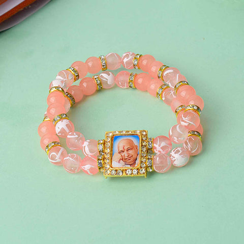 Vibrant Guruji Swaroop Bracelet featuring assorted colors – perfect for daily wear, spiritual occasions, and gifting. India’s Largest Pooja Accessories Brand – www.satvikworld.com